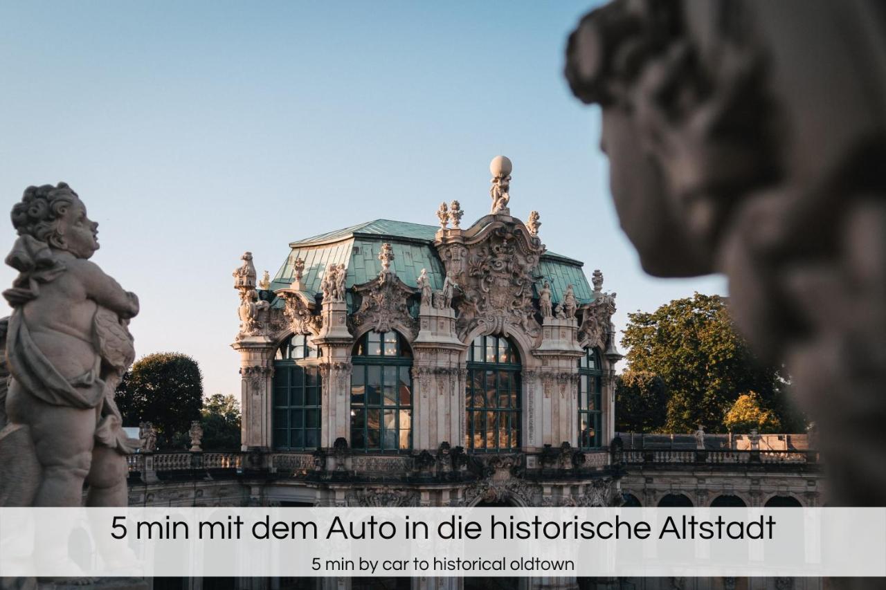 "Neptunblick"- Naehe Altstadt - Ruhig - Balkon - Parkplaetze Dresden Exterior foto